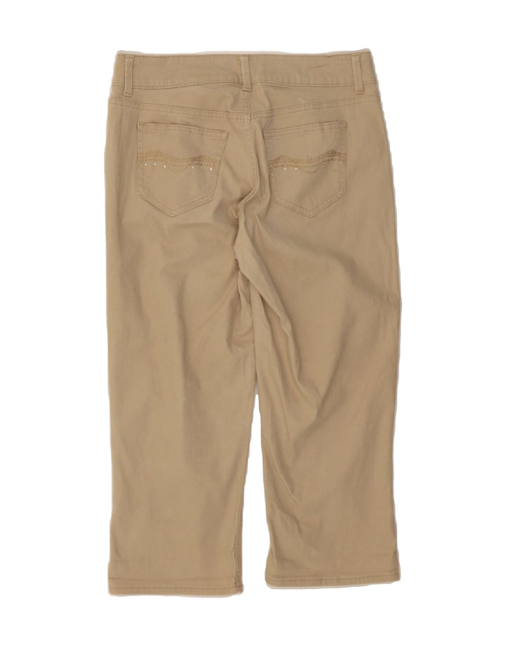 LEE Womens Riders Straight Capri Trousers W30 L21 Beige Vintage Lee and Second-Hand Lee from Messina Hembry 
