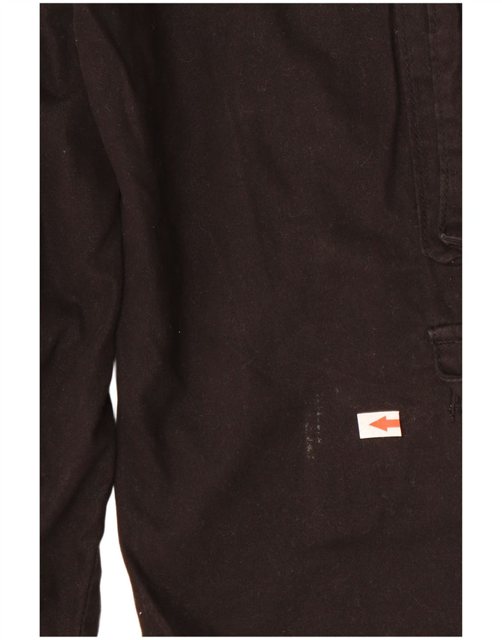 Pantaloni cargo grafici da ragazzo French Connection 9-10 anni W24 L23 neri