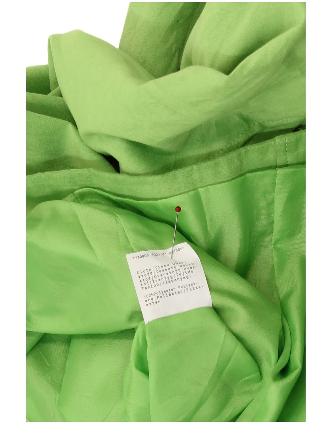 Giacca blazer da donna vintage UK 12 poliestere verde medio