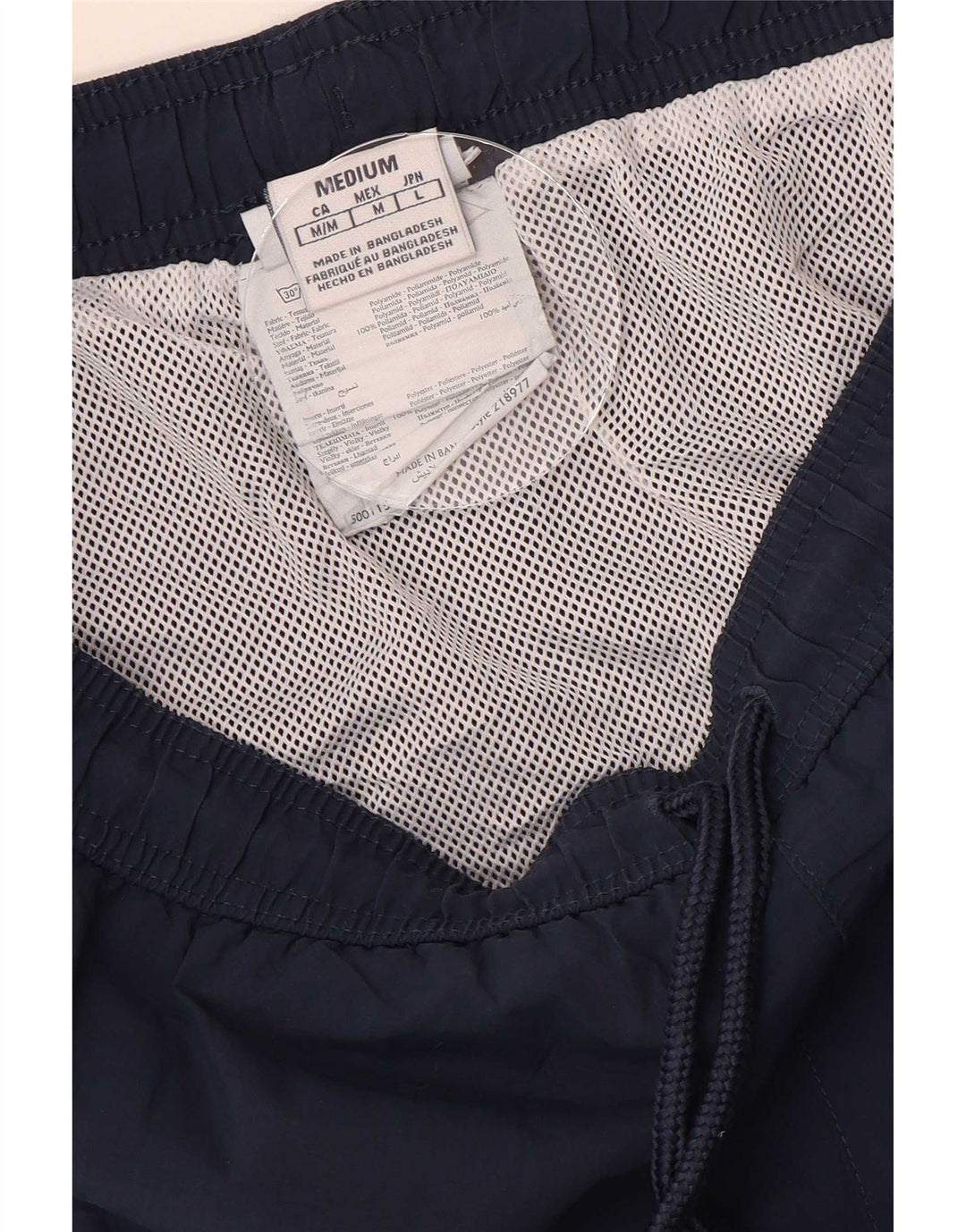 Pantaloncini da bagno da uomo Champion medi blu navy in poliammide