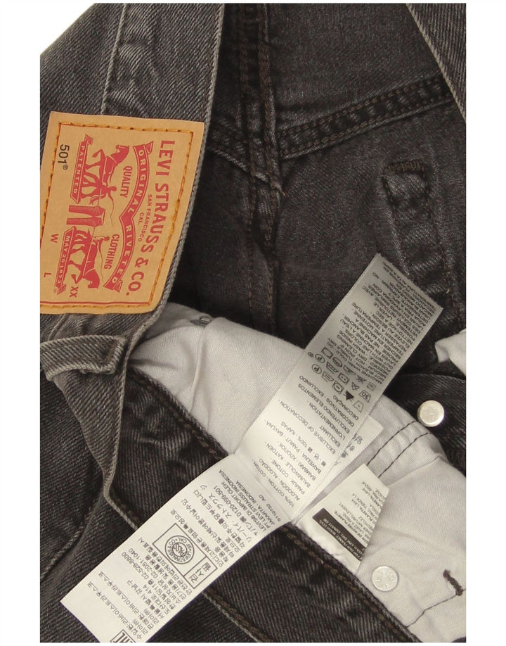 Levi's Uomo 501 Jeans dritti W30 L28 Cotone Nero