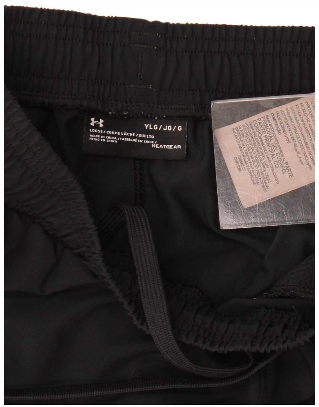 Pantaloncini sportivi UNDER ARMOUR Heat Gear Graphic da ragazzo 11-12 anni Large neri