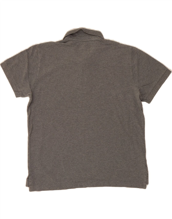 EDDIE BAUER Mens Polo Shirt Large Grey Cotton Vintage Eddie Bauer and Second-Hand Eddie Bauer from Messina Hembry 