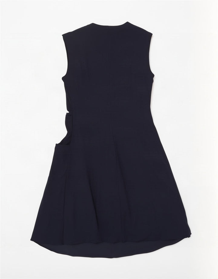 Max&Co. Abito a trapezio da donna senza maniche UK 14 Large blu navy in poliammide
