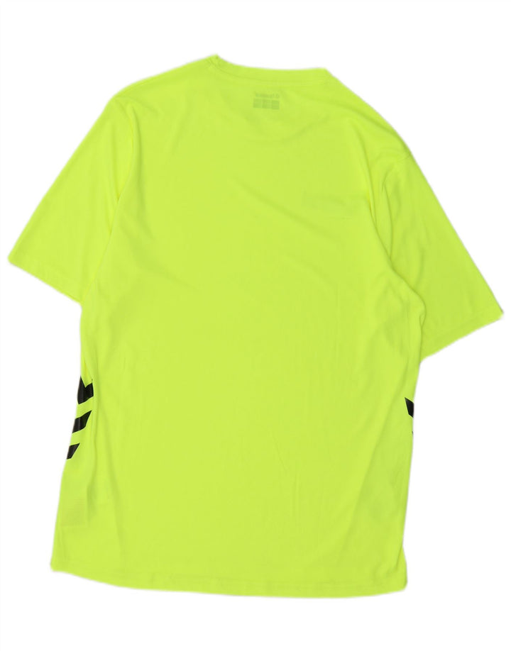 T-shirt grafica da uomo Hummel Top in poliestere verde medio