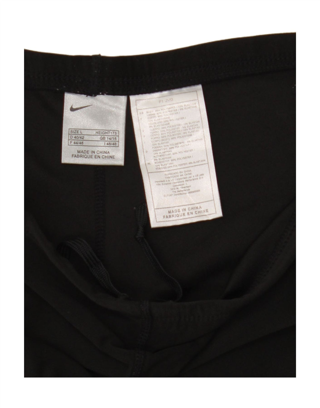 Leggings Nike da donna UK 14/16 Large Nero Poliestere