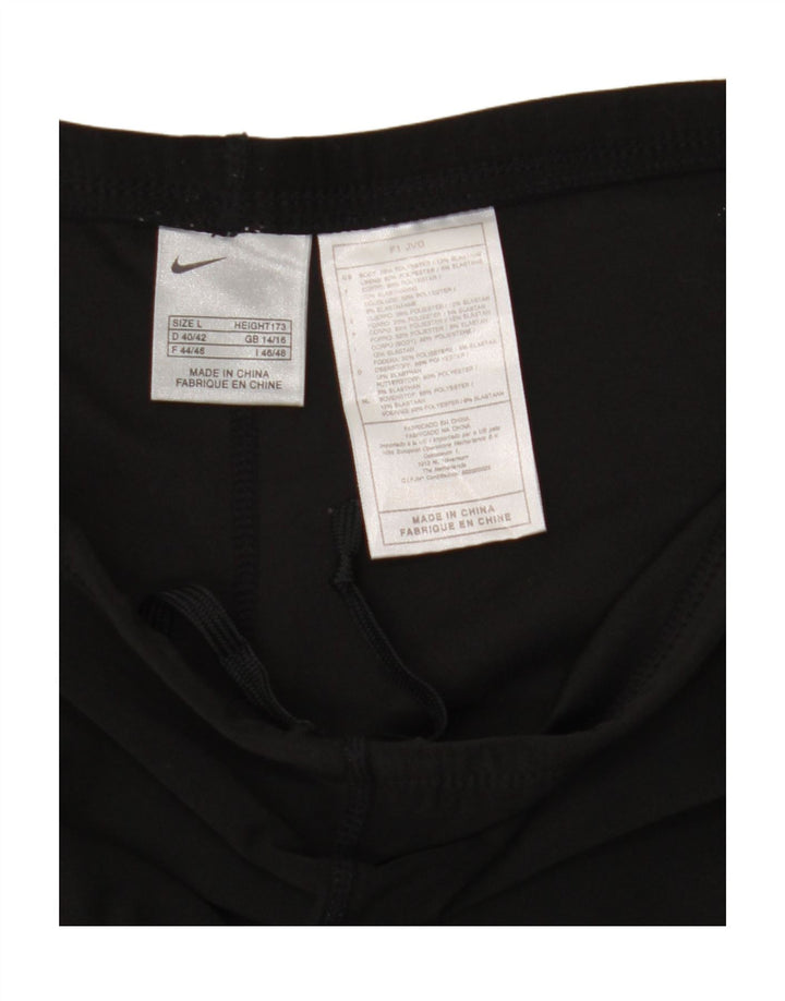Leggings Nike da donna UK 14/16 Large Nero Poliestere