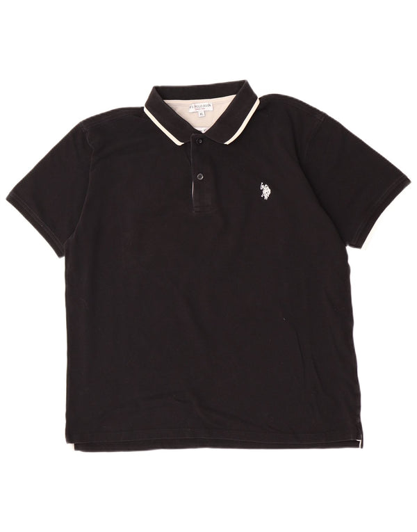 Polo Assn. degli Stati Uniti Camicia da uomo XL nera