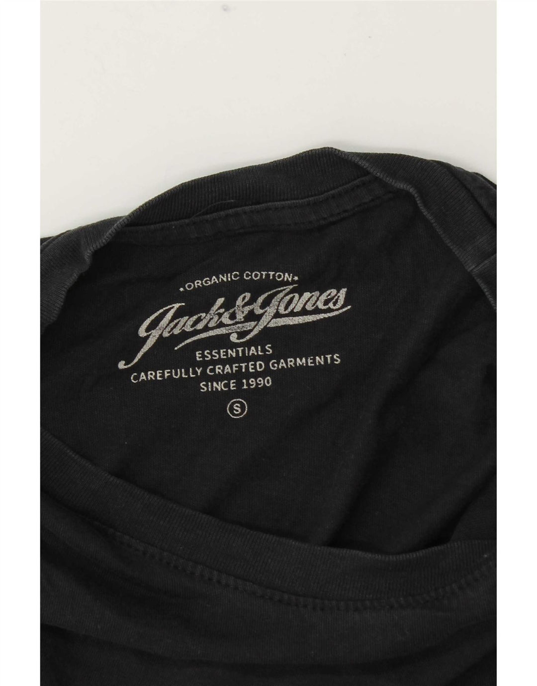 T-shirt da uomo Jack & Jones Top piccola in cotone nero