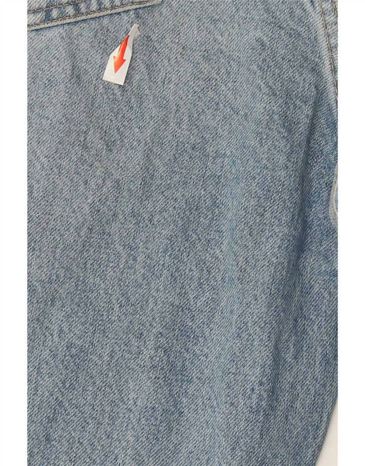 Jeans Zara da donna a gamba larga effetto invecchiato EU 40 medio W30 L32 blu