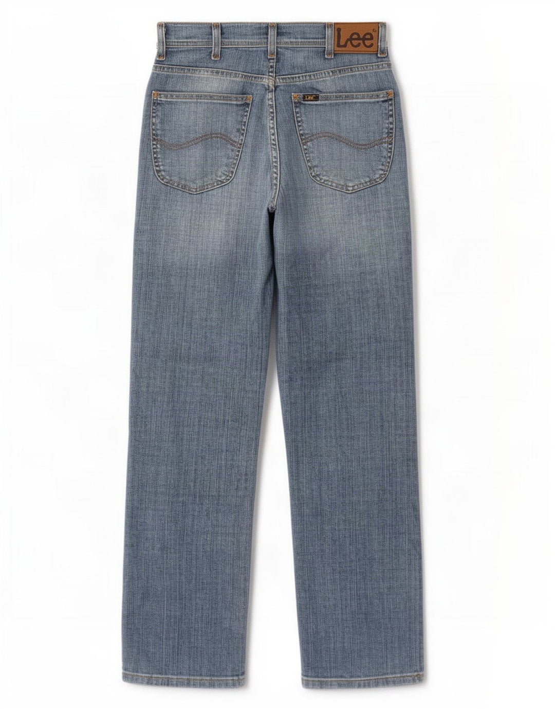 Jeans dritti da uomo Lee Brooklyn W30 L32 cotone blu