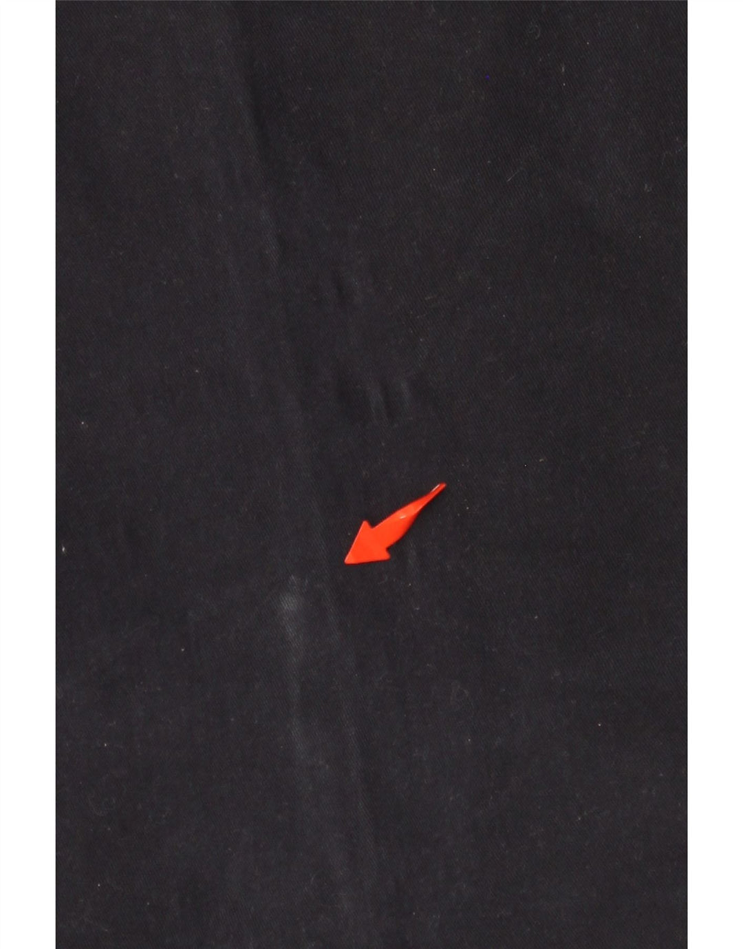 Pantaloni chino dritti da uomo ARMANI EU 52 XL W36 L36 cotone blu navy