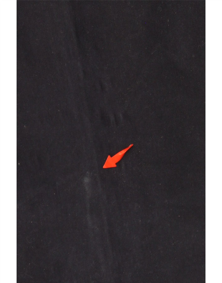 Pantaloni chino dritti da uomo ARMANI EU 52 XL W36 L36 cotone blu navy