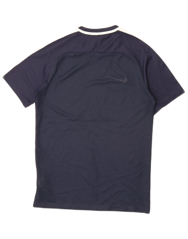 T-shirt Nike Dri Fit da uomo, piccola, in poliestere blu navy