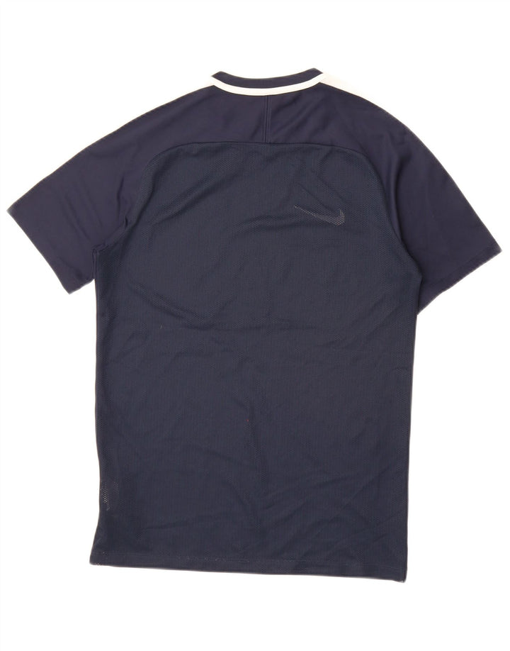 T-shirt Nike Dri Fit da uomo, piccola, in poliestere blu navy
