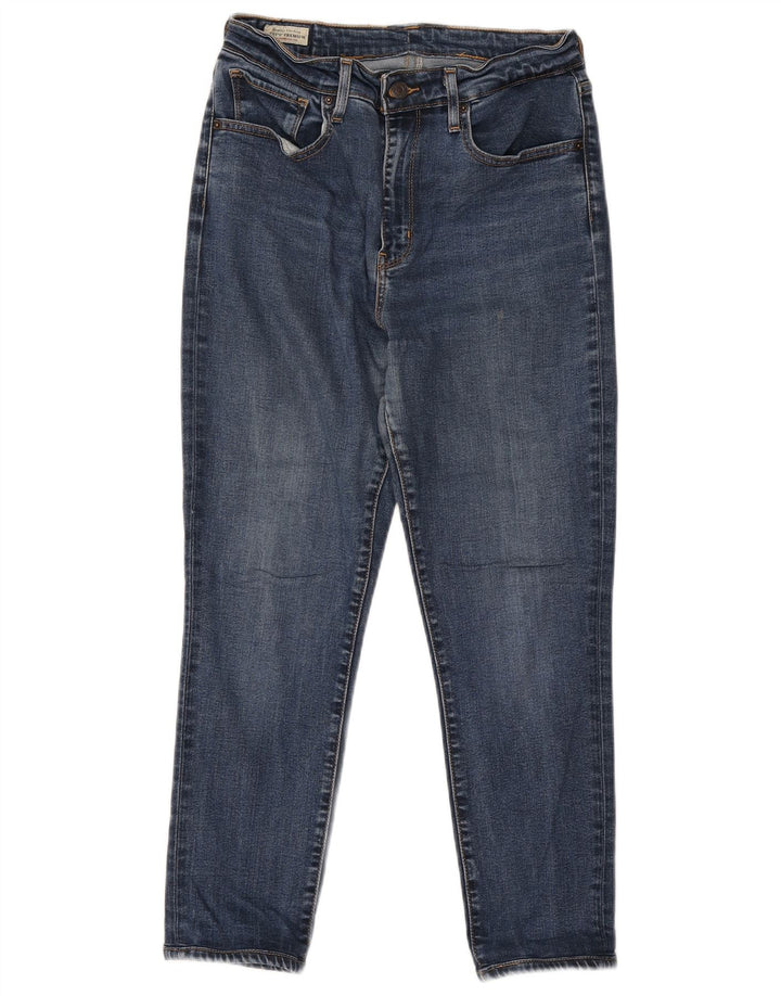 Jeans cropped a vita alta da donna Levi's W28 L25 Blu