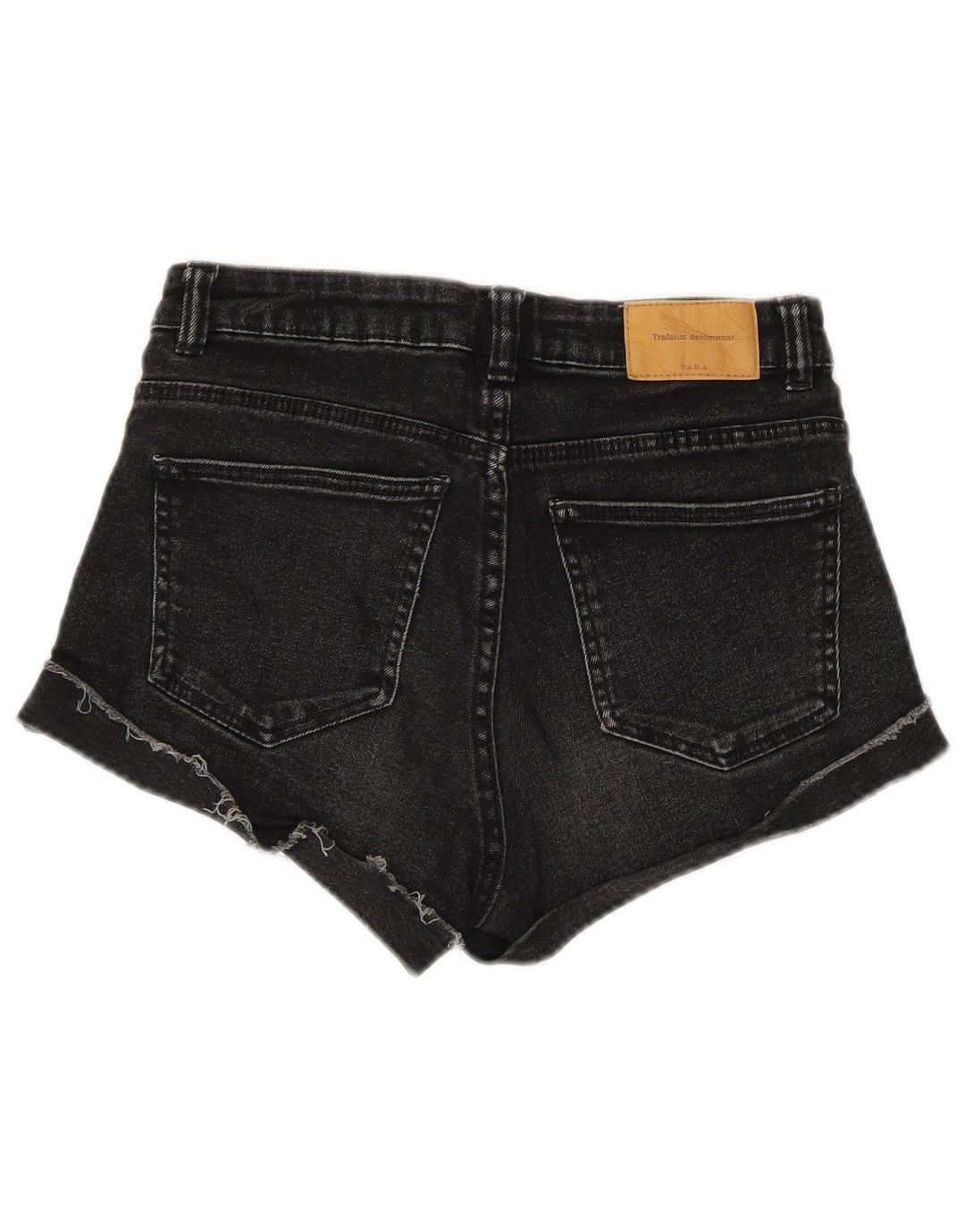 Pantaloncini di jeans da donna Zara EU 34 2XS W24 Neri