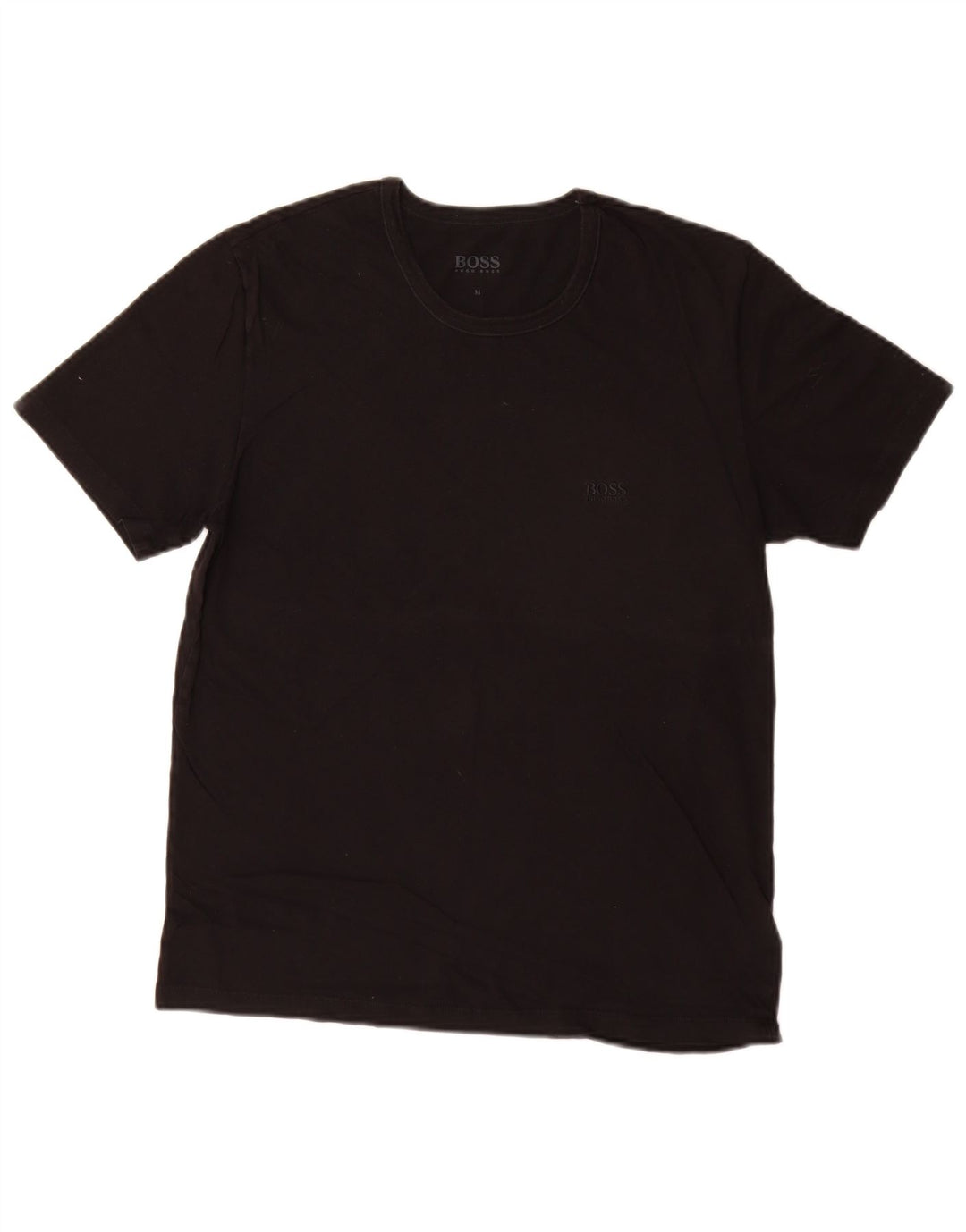 T-shirt da uomo Hugo Boss Top in cotone nero medio