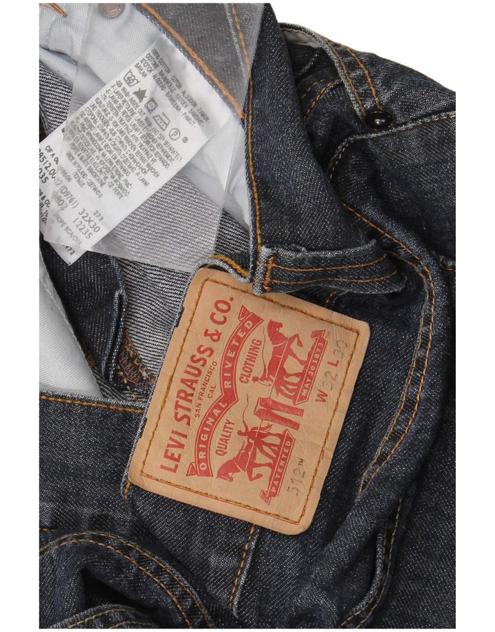Jeans Levi's 512 Bootcut da donna W32 L30 cotone blu navy
