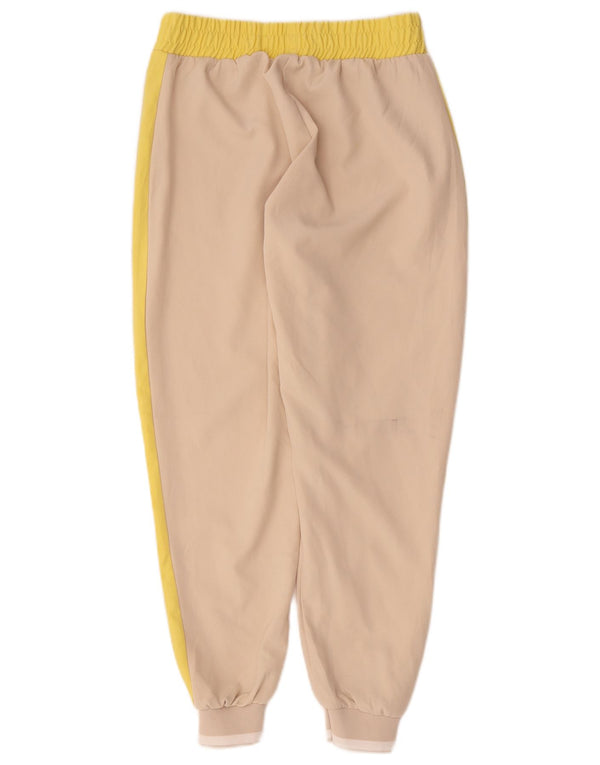 Pantaloni da tuta da donna Zara Joggers UK 10 Small Beige Colourblock