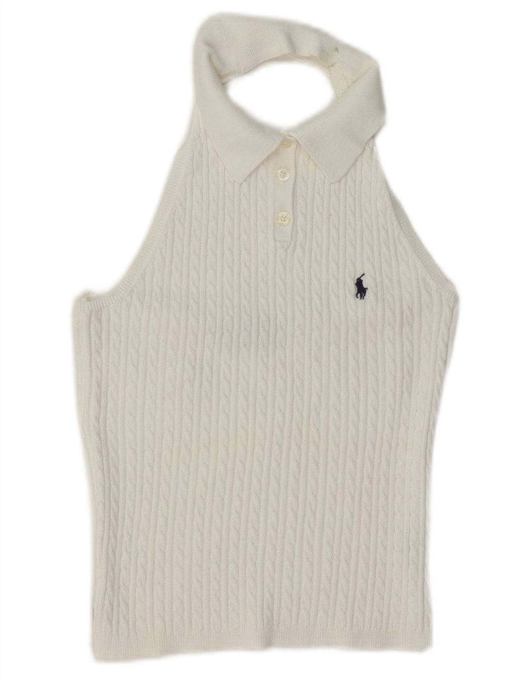 Top alla caviglia da donna Ralph Lauren UK 4 XS bianco