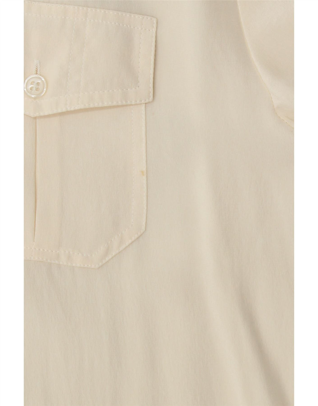 PROJECT Camicia da donna Camicetta UK 18 XL Seta bianco sporco