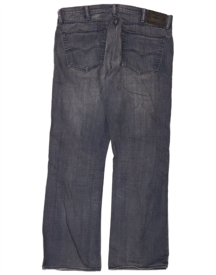 Levi's Uomo 527 Jeans Bootcut W38 L32 Cotone Blu