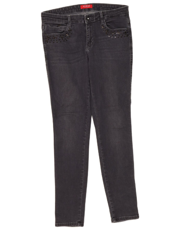 Jeans skinny da donna Guess W30 L30 cotone grigio