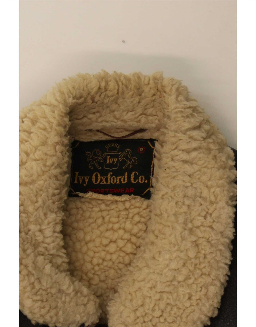 Giacca in pelle da uomo Ivy Oxford UK 36 piccola marrone