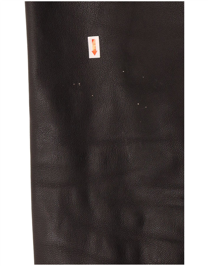 Giacca in pelle da uomo ROUTE 66 UK 40 Grande pelle nera