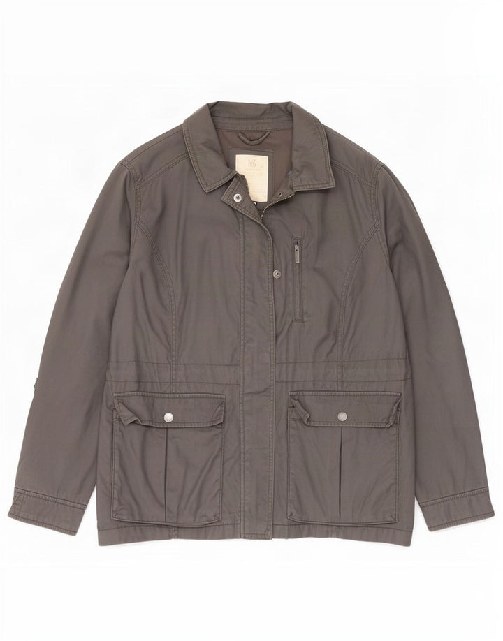 Giacca utility da donna White Stuff UK 14 grande cotone grigio