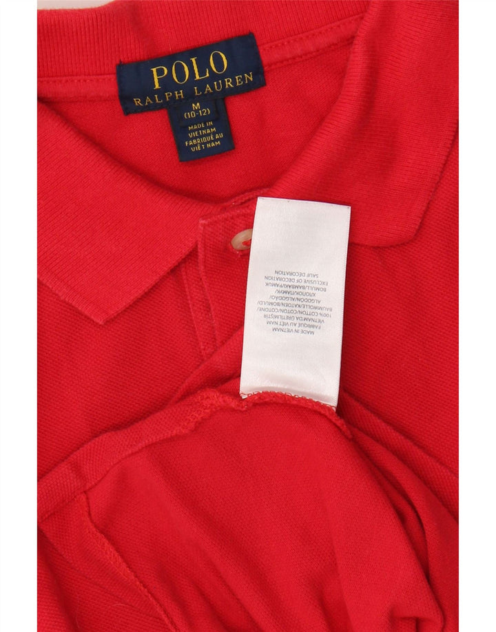 Polo RALPH LAUREN 10-11 anni Medio Rosso Cotone