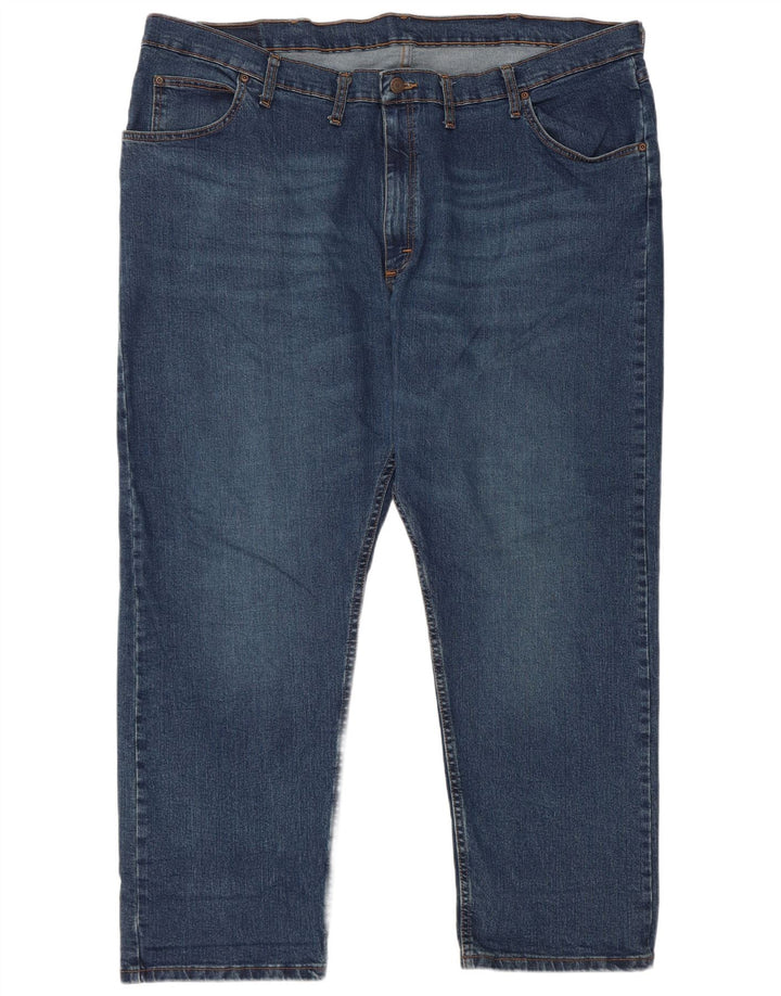 Jeans dritti da uomo Wrangler W46 L30 cotone blu