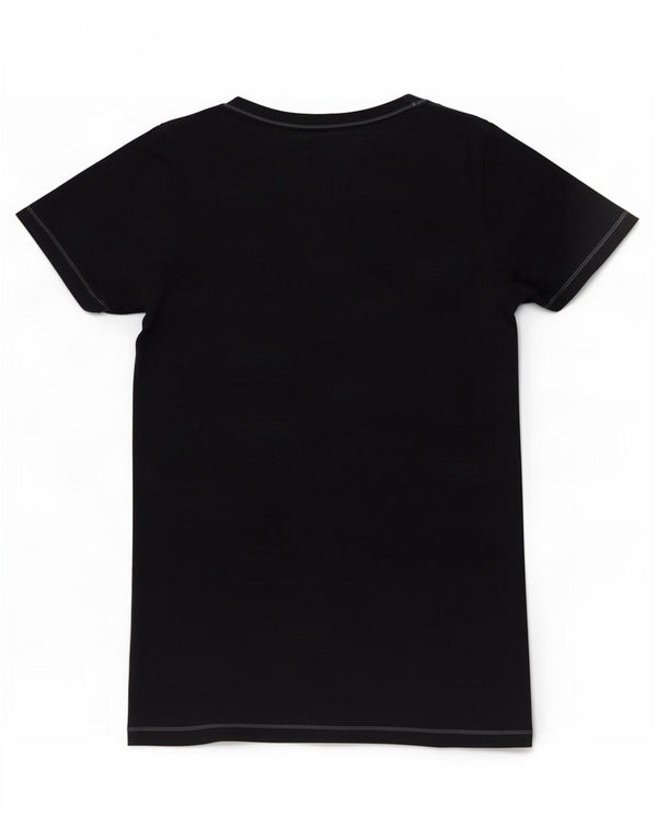T-shirt Hollister da donna Top UK 10 Small Blu Navy in cotone
