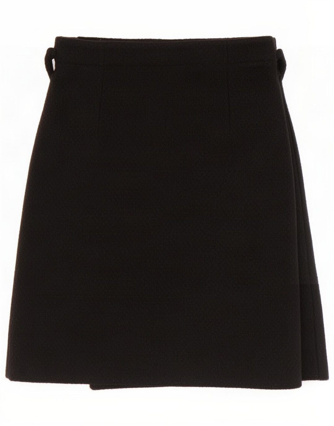 Gonna a portafoglio da donna Fabrizio Lenzi IT 42 media W26 lana nera