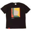 T-shirt grafica da uomo ZARA Top Small nera a blocchi di colore