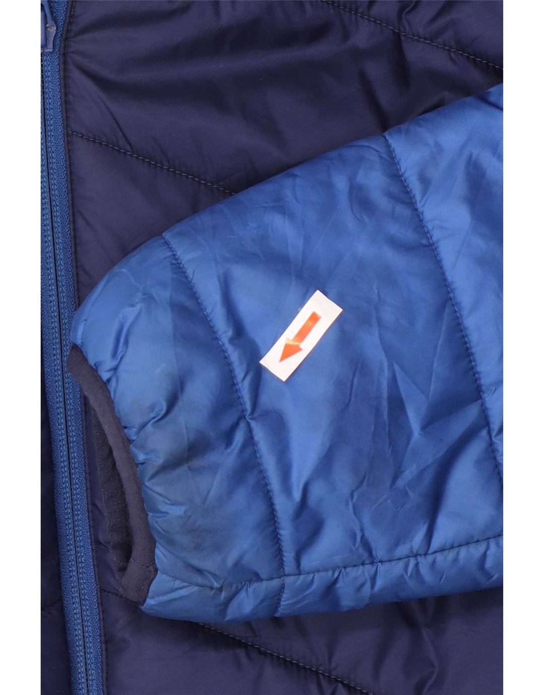 Giacca imbottita con cappuccio da uomo Puma UK 38 Medium Blu Navy Colourblock