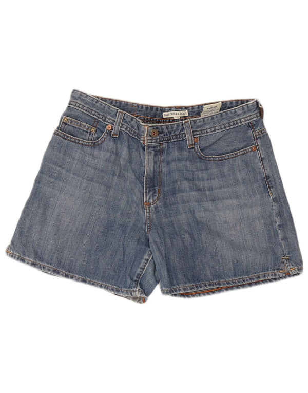 Pantaloncini di jeans da donna Polo Ralph Lauren US 8 Medium W29 Cotone blu