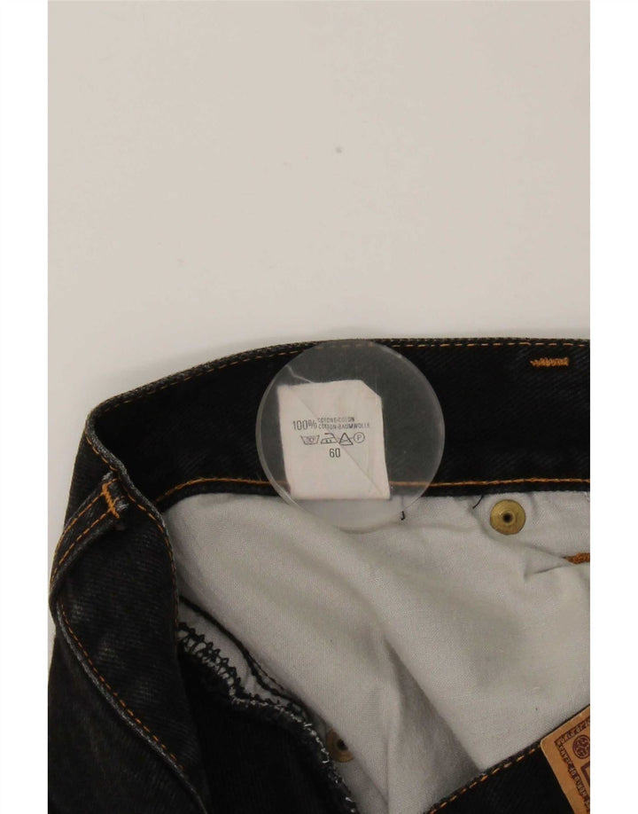 Jeans dritti da uomo Casucci IT 48 medio W30 L27 cotone nero