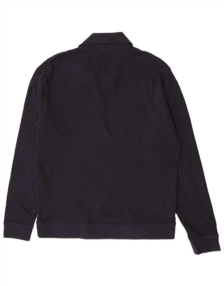 Maglione Zara da uomo con collo alto piccolo blu navy