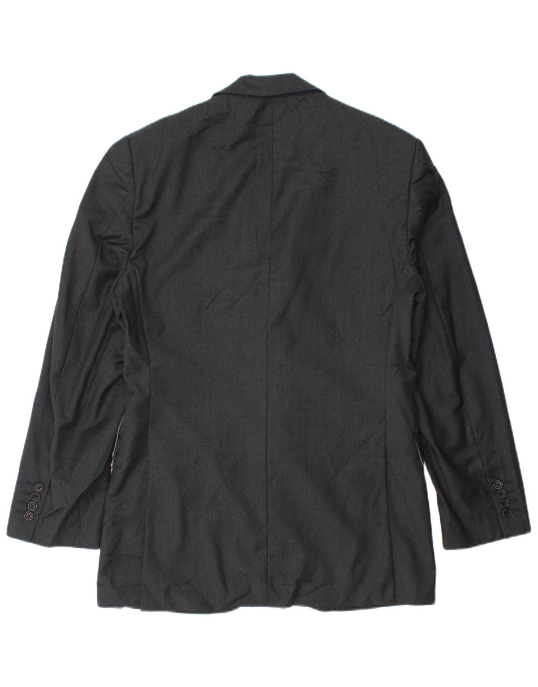 Giacca blazer da uomo a 2 bottoni Aquascutum UK 36 piccola lana grigia