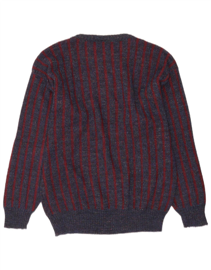 Maglione maglione girocollo da uomo Angelo Litrico EU 48/50 Blu medio geometrico