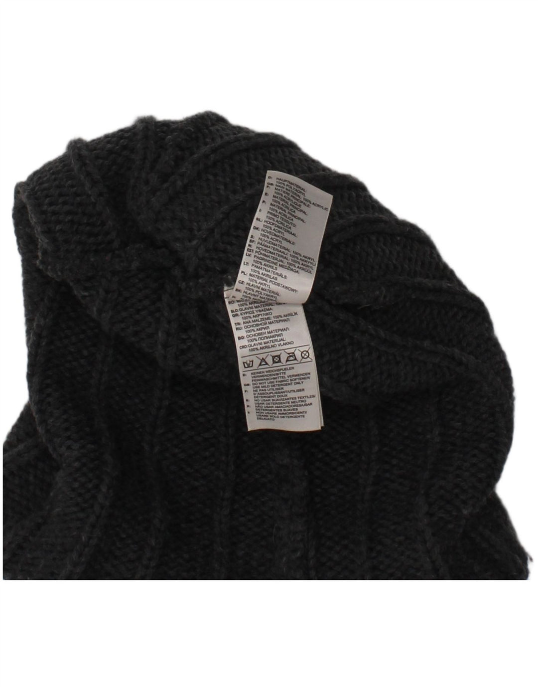 Cappello Bobble da uomo in maglia Adidas, taglia unica, in acrilico grigio