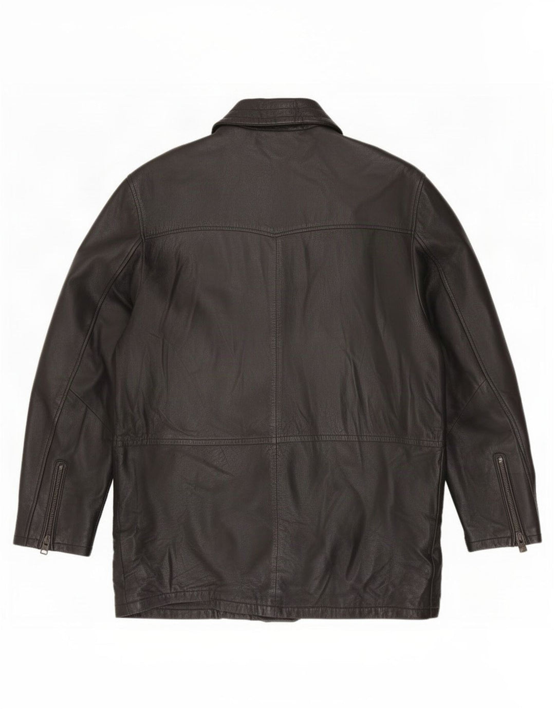 Cappotto in Pelle Uomo Salvatore Lepore IT 52 XL Nero