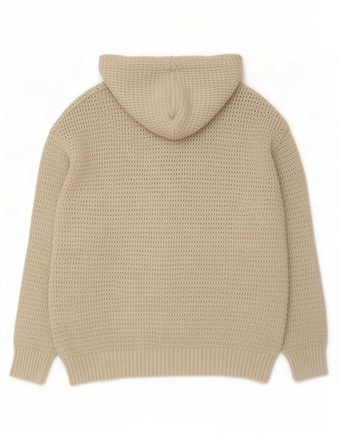Maglione con cappuccio da uomo Zara grande beige