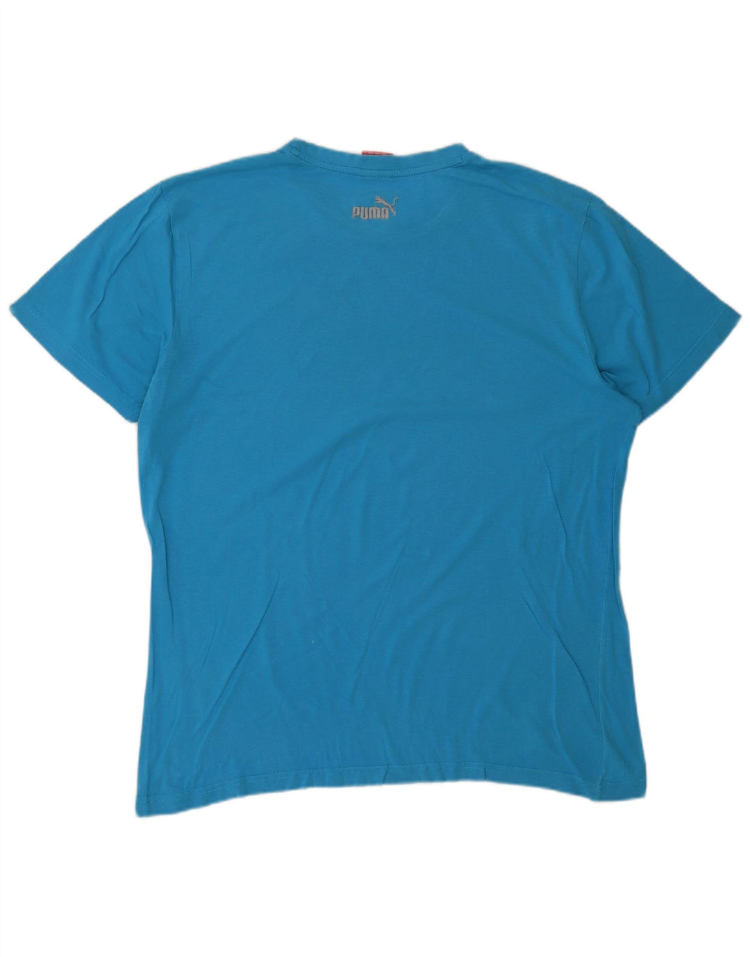 T-shirt grafica da uomo Puma grande blu