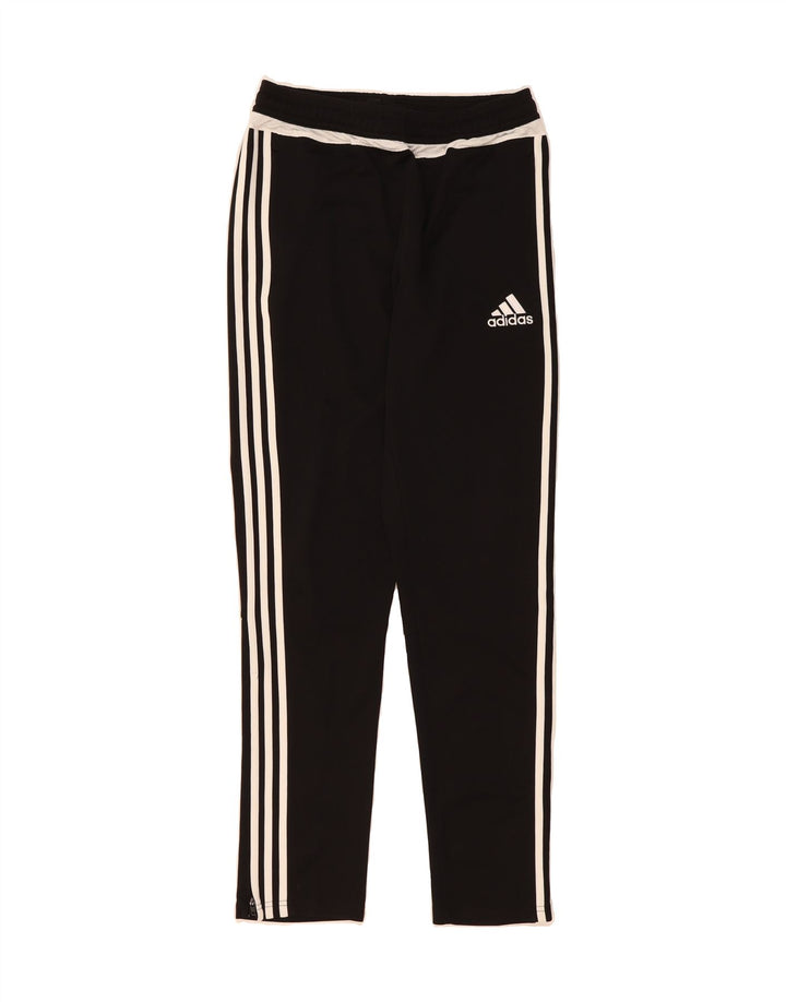 ADIDAS Boys Climacool Tracksuit Trousers 15-16 Years  Black Polyester Vintage Adidas and Second-Hand Adidas from Messina Hembry 