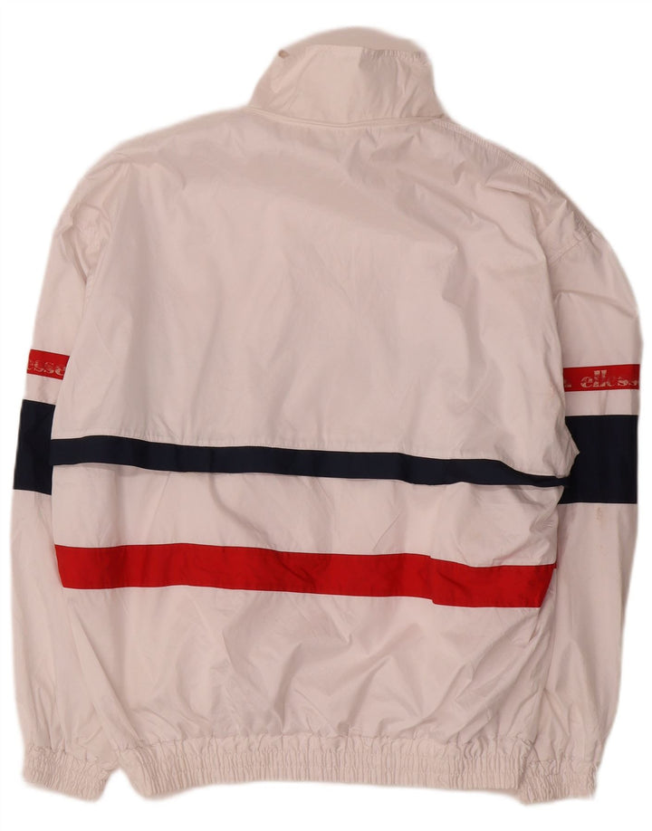 Giacca da ginnastica grafica da uomo Ellesse, grande, colore bianco