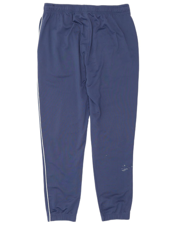 Pantaloni da tuta Nike da uomo, pantaloni da jogging, grandi, in poliestere blu navy
