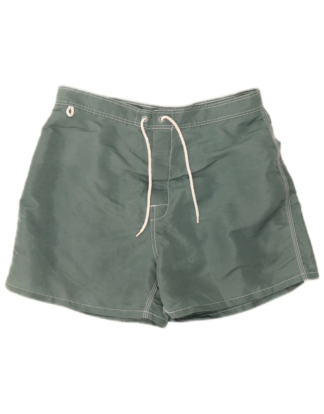 Pantaloncini da bagno da uomo Sundek in nylon color block verde medio